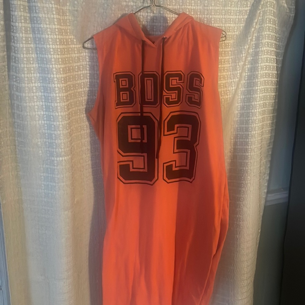 Super Cute Sporty Peach Summer Dress